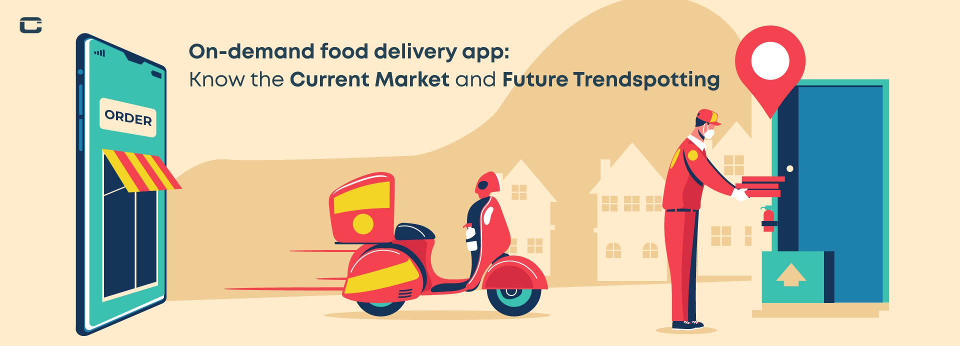 On-demand food delivery app: Know the Current Market and Future Trendspotting
