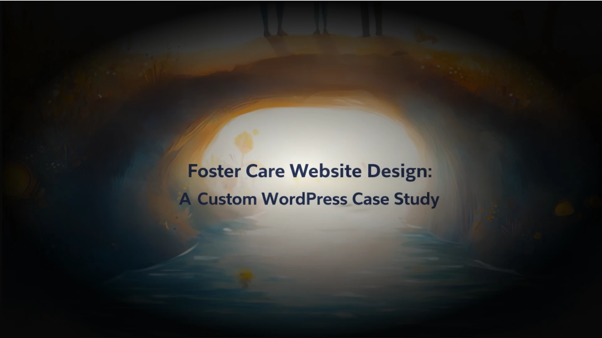 Foster Care Custom WordPress Design Case Study