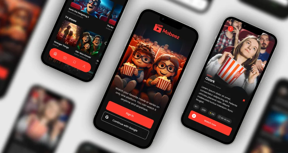 Mobeez Mobile App Screens